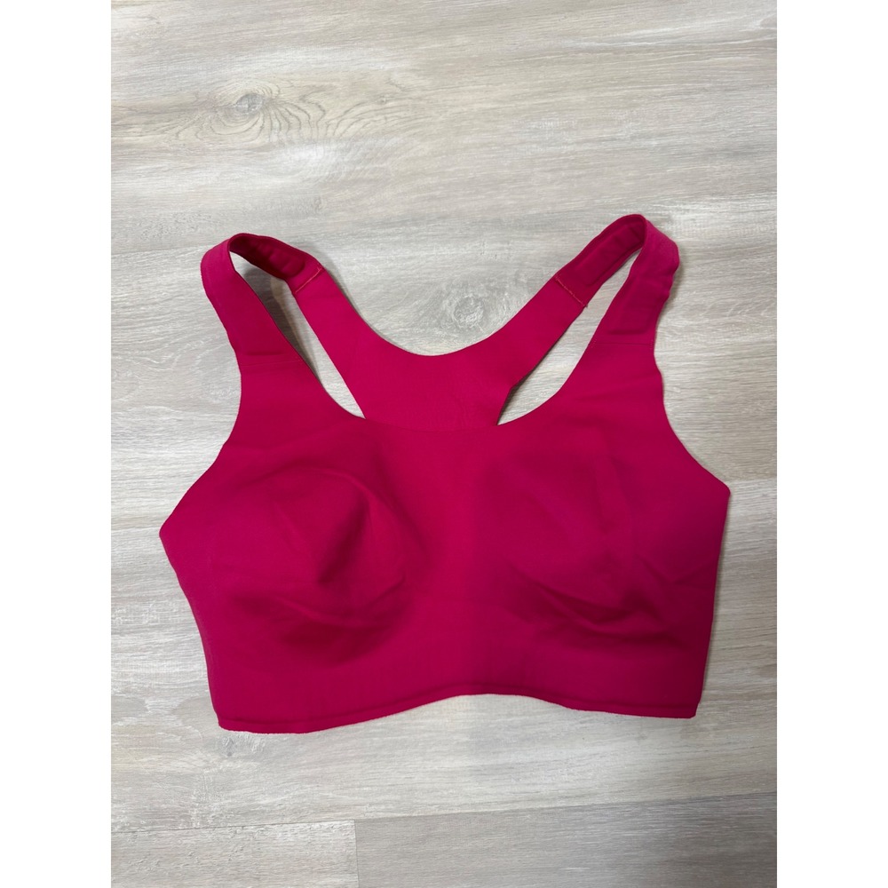 Lululemon Go Further Bra Passionate Pink High Impact Molded Cup Sports Bra S/P